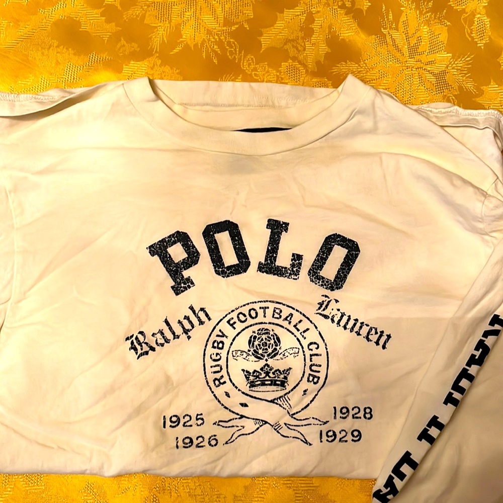 Boys size Large Ralph Lauren Polo long sleeved shirt